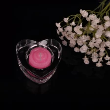 China titular tealight vidro coração fabricante