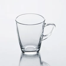 China high white glass mug fabricante