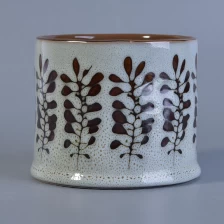 China decoração de decoração de cerâmica flor de vela fabricante