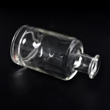 China Decoração de casa Perfume de vidro de vidro transparente Óleo essencial Fornecedor de difusor de junco fabricante