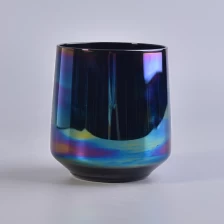 China home decor iridescent glass cup for candle manufacturer