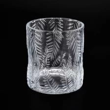 porcelana tarro de la vela de cristal del pino de la decoración casera fabricante