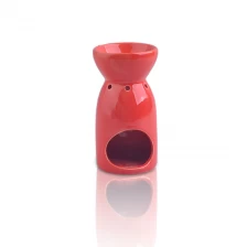 China home decor red color ceramic warmer manufacturer