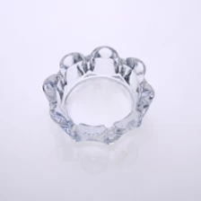 China flor de lótus cinzeiro forma de vidro fabricante