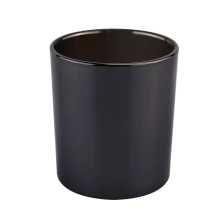 中国 luxury 10oz glass  candle jars black glass candle holders 制造商
