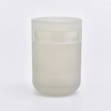 中国 豪华7oz玻璃蜡烛罐绿色 制造商