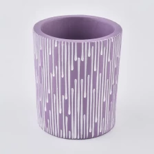 porcelana Tarjetas de velas de concreto de 8oz de lujo con obras de arte fabricante