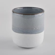 porcelana tarros de vela de cerámica de colores mezclados de lujo fabricante