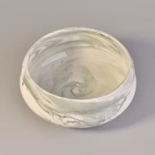 China marble effect ceramic calabash jar manufacturer