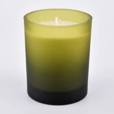 China matte glass candle holders in custom color manufacturer