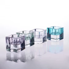 Chiny mini crystal glass candle holder producent