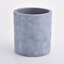 China Recipiente de vela vazio personalizado do cimento novo com cor fabricante