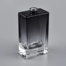 China ombre black square glass perfume bottles manufacturer