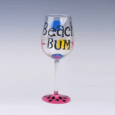 China picture painted margarita glass manufacturer