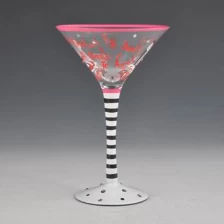 China pink brandy glass manufacturer
