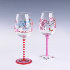 China rosa pintado copo de martini fabricante