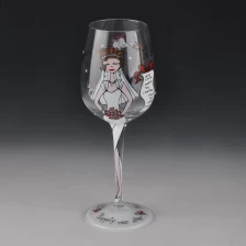 China princesa pintada de vidro martini fabricante