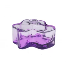 porcelana botella de perfume de cristal de color púrpura fabricante