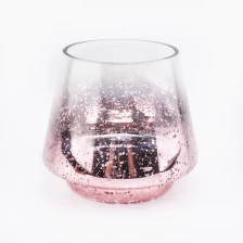 Cina Vaso per candele decorativo placcatura elegante in oro rosa produttore