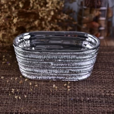 Китай шероховатая поверхность овальной формы чаши керамические свечи производителя