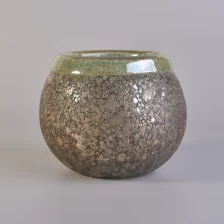 porcelana candelabros de vidrio de gran capacidad en forma de bola redonda fabricante