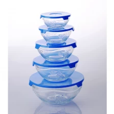 China round dinnerware sealed glass bowls pengilang
