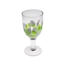 porcelana pantalla de seda pintado copa de martini fabricante