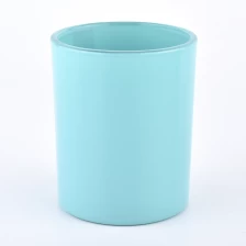 China solid color glass candle containers 300ml manufacturer
