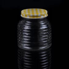 Cina vaso di vetro con coperchio corda produttore
