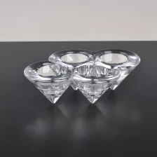 China taper candle holder glass manufacturer