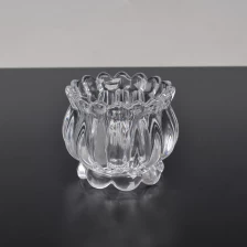 China thick wall glass candle holder manufacturer