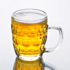 China transparent beer glass/big capacity glass beer mug manufacturer