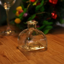 China transparent perfume bottle with tent shape manufacturer