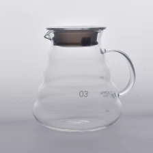 中国 独特なデザインのホウケイ酸ガラスのコーヒーポット メーカー