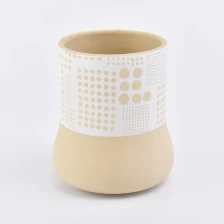 porcelana tarro de vela de cerámica de diseño único fabricante