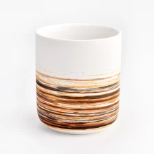 China Einzigartige Ombre -Design Keramik Kerzengläser für die Heimdekoration Hersteller