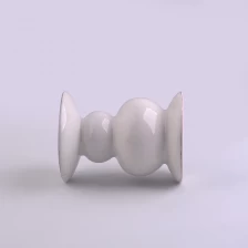 porcelana blanco de cerámica candelero fabricante