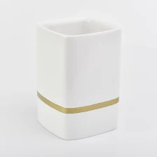 China white rectangle concrete candle jars manufacturer