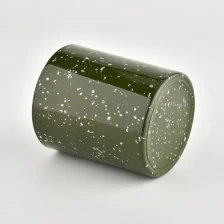 中国 卸売シアーグリーンガラスキャンドル容器製造品 メーカー