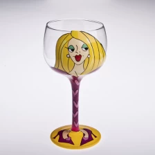 porcelana mujer pintada copas de martini fabricante