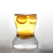 China 1 Unze Schuss Glas Frau Form sexy Weinglas persönliche Schuss Gläser Großhandel Hersteller