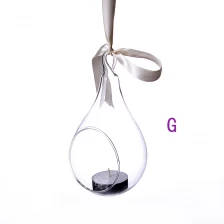 porcelana 2016 nueva suspensión proveedor florero de cristal colgante, pequeños jarrones de flores al por mayor fabricante