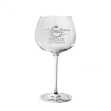 Çin 455ml özel logo kurşunsuz kristal kurşunlu el yapımı düğün hediyesi şarap gin tonik balon cam dalgalanma copa de vino üretici firma