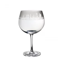 Çin 700ml Özel Kazınmış Büyük Kırmızı Şarap Copa De Balon Tall G & T G & T G & T Garanları üretici firma