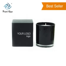 China CD026 Wholesale Matte Black Candle Jar manufacturer