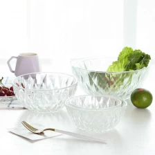 China China crystal clear salad bowl sets wholesale manufacturer