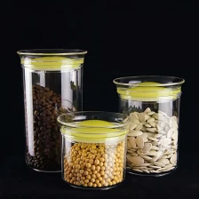 China China export storage glass jars wholesale manufacturer