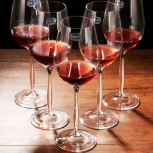 China China vinho importação copo de vidro, taças copos, Grande vinho de altura vidro grosso fabricante