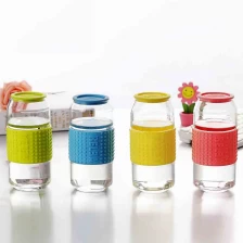 China China 450ml glass mug with lid wholesaler manufacturer