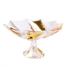 China China creative high end crystal glass fruit plate supplier manufacturer